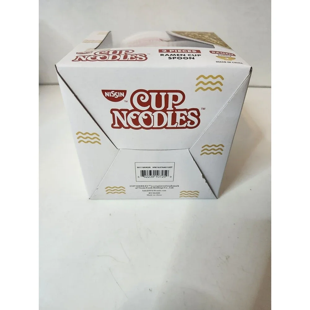 Nissin Cup Noodles 2 Piece (Cup & Spoon) Set